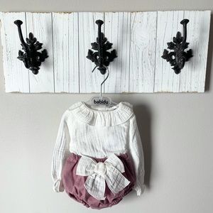 Baby girl smock 2 piece set